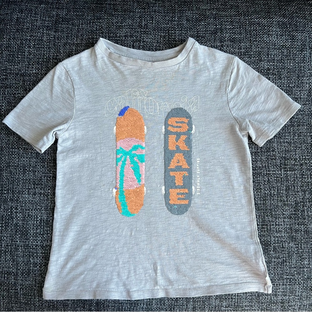 Gap Kid’s Flippy Sequins Skate Shirt Size M